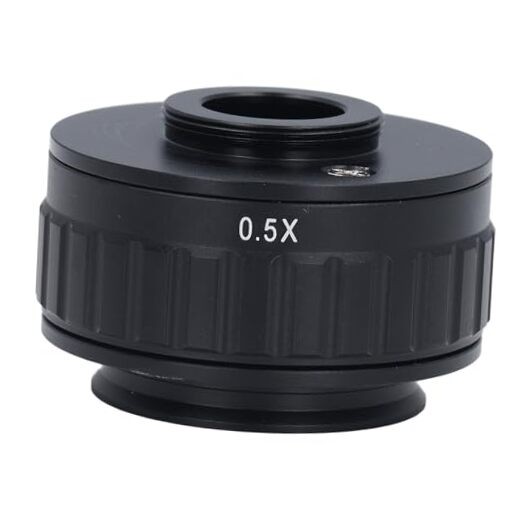 C Mount Adapter Microscope Adapter CTV Microscope Lens Camera Interface 0.5X