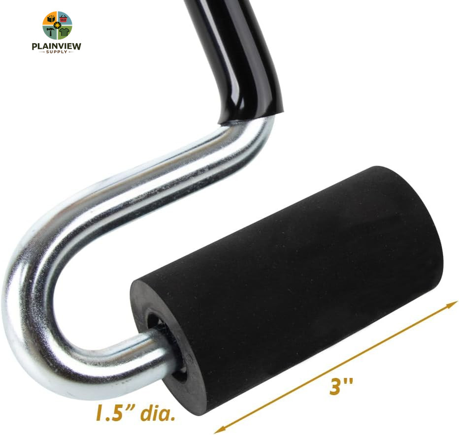 12" Edge Banding Roller – Rubber J Roller with Long Handle for Laminate, Veneer,