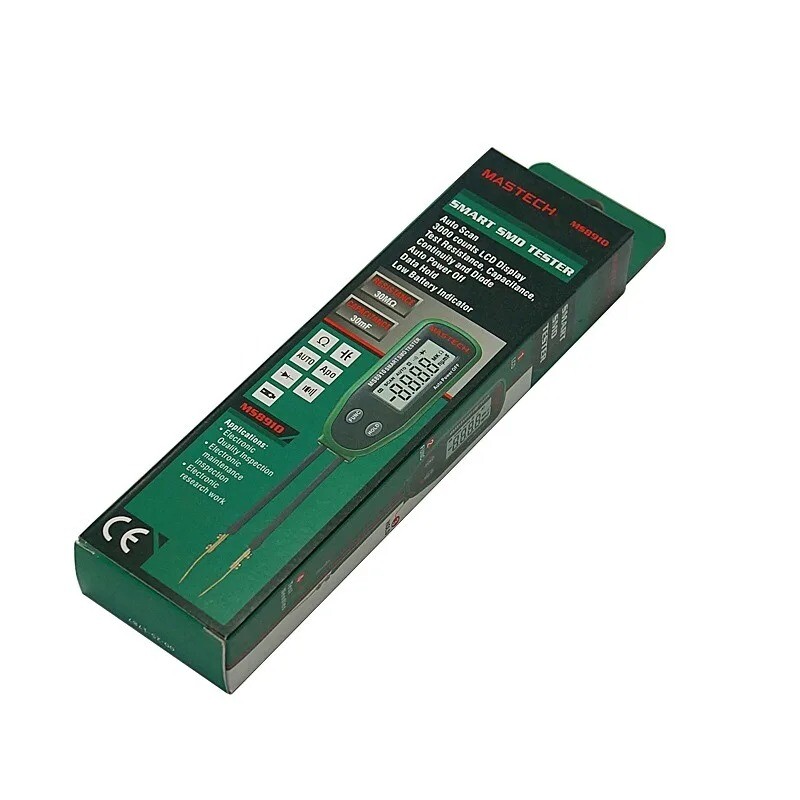 MS8910 Smart SMD RC Resistance Capacitance Diode Tester LCD Display Multimeter