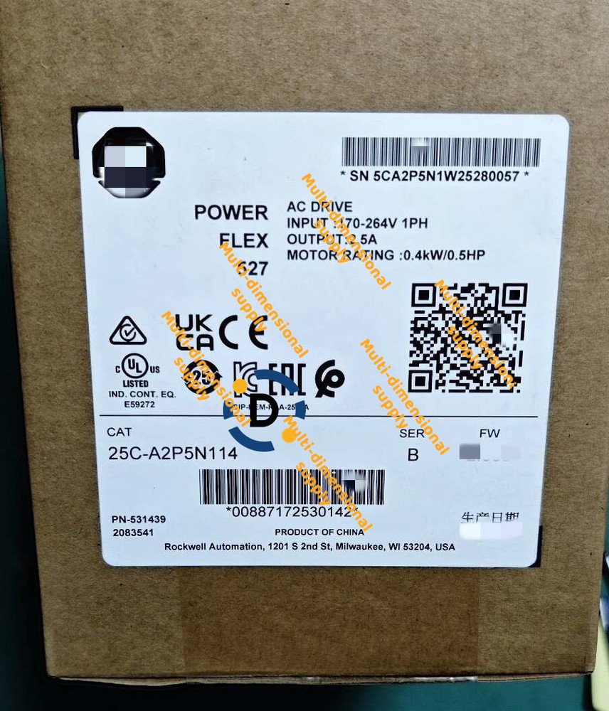 New 25C-A2P5N114 frequency converter