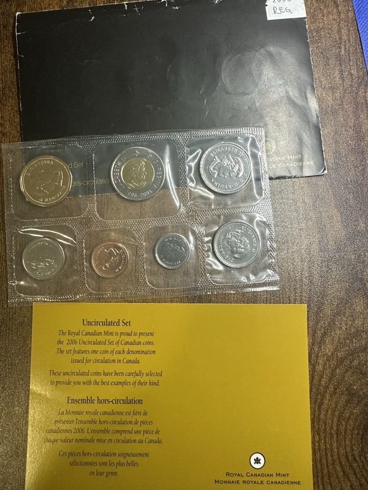 2006 Canadian RCM Regular 7-Coin Uncirculated set