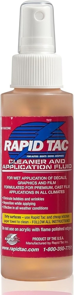 4oz Application Fluid for Vinyl Decals - Fast, Effective and Bubble-Free