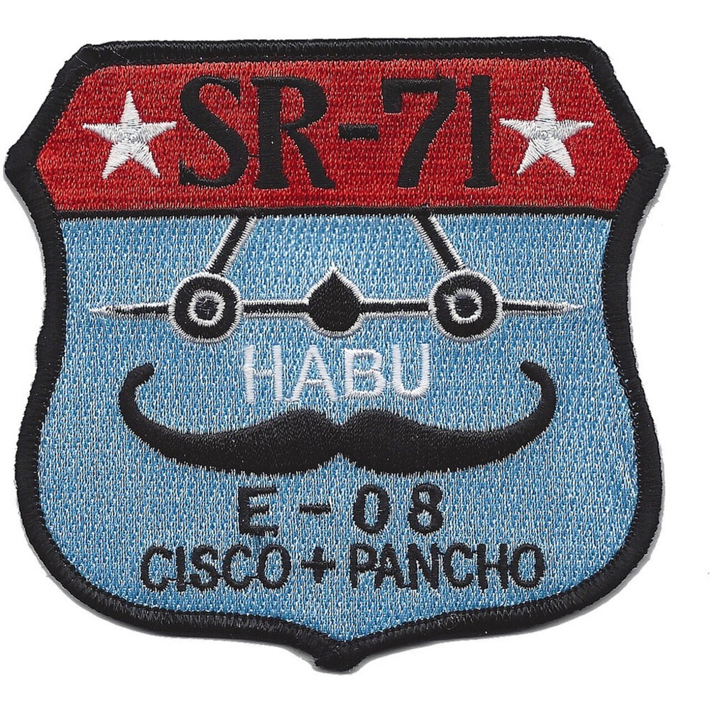 SR-71 Blackbird HABU E-08 Cisco + Poncho Patch