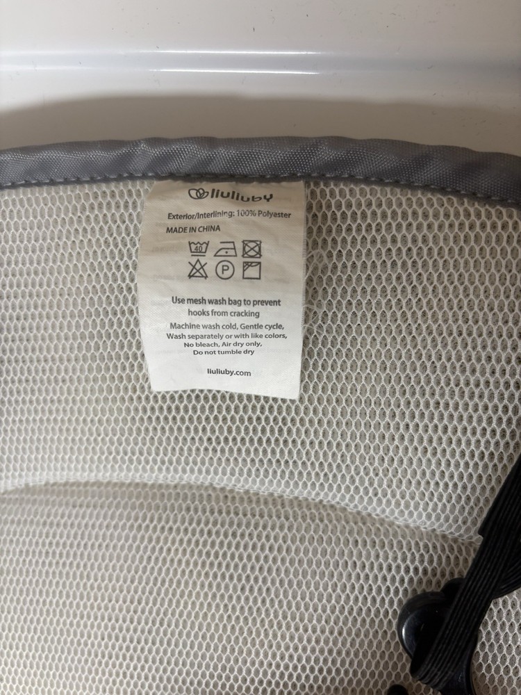 Luiluiby cooling mesh stroller seat insert gray