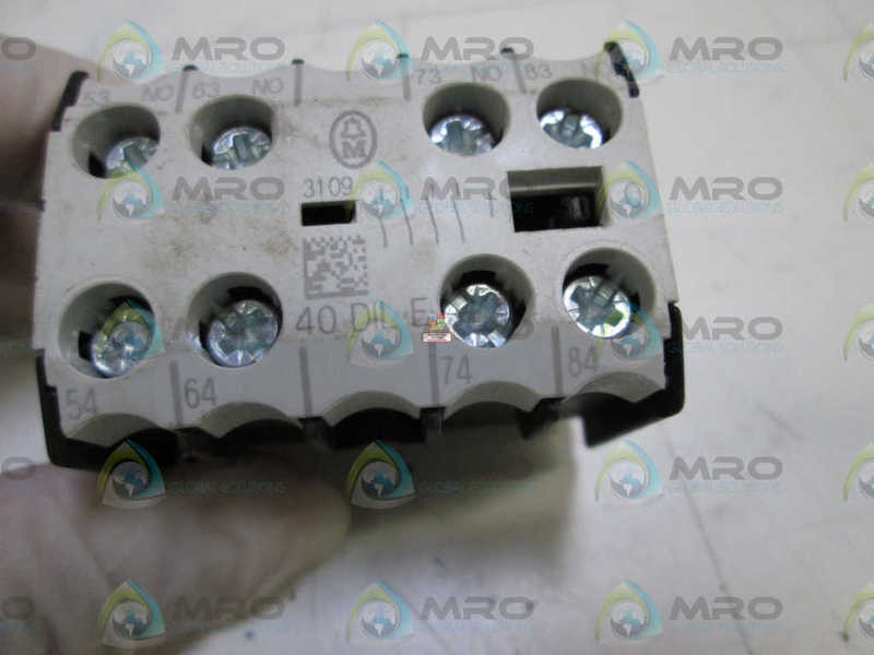 MOELLER CONTACT MODULE 40DIL-E NSNP