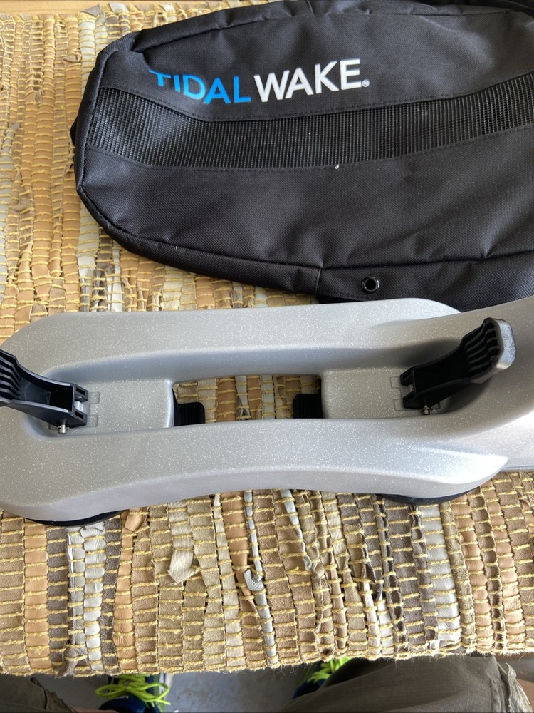 Tidal Wake XLR8 Wake Surf Shaper High Performance Silver Boating Surfing Wave