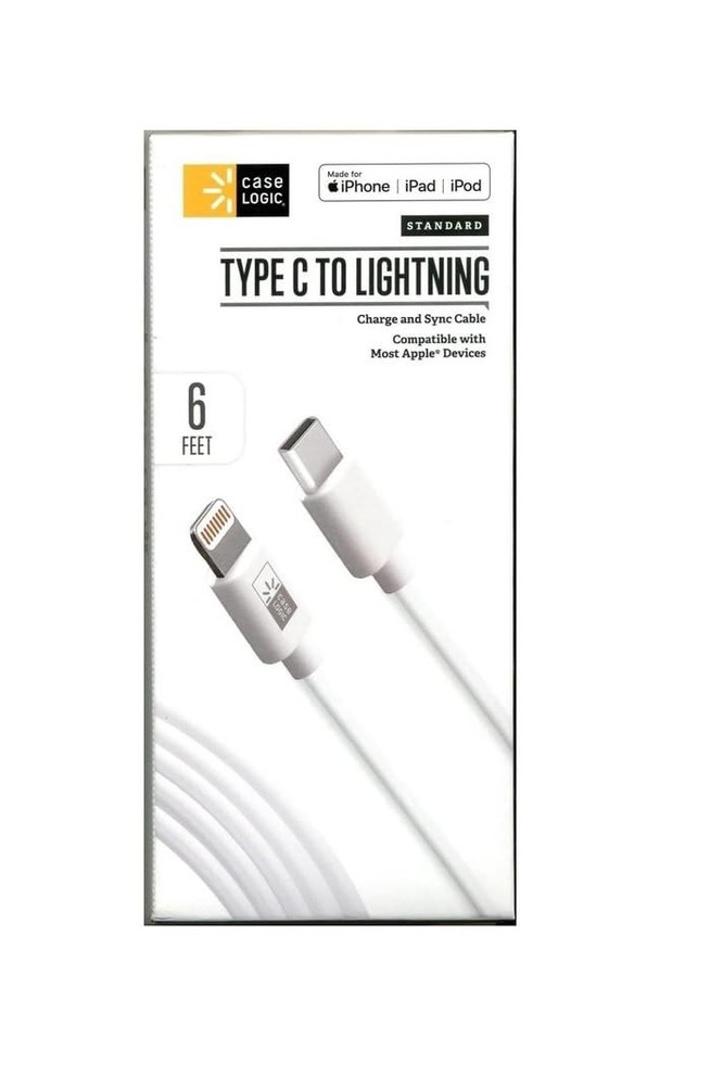 BYTECH CLLPCA123WT BYTECH 6FT Type-C Lighting Cable