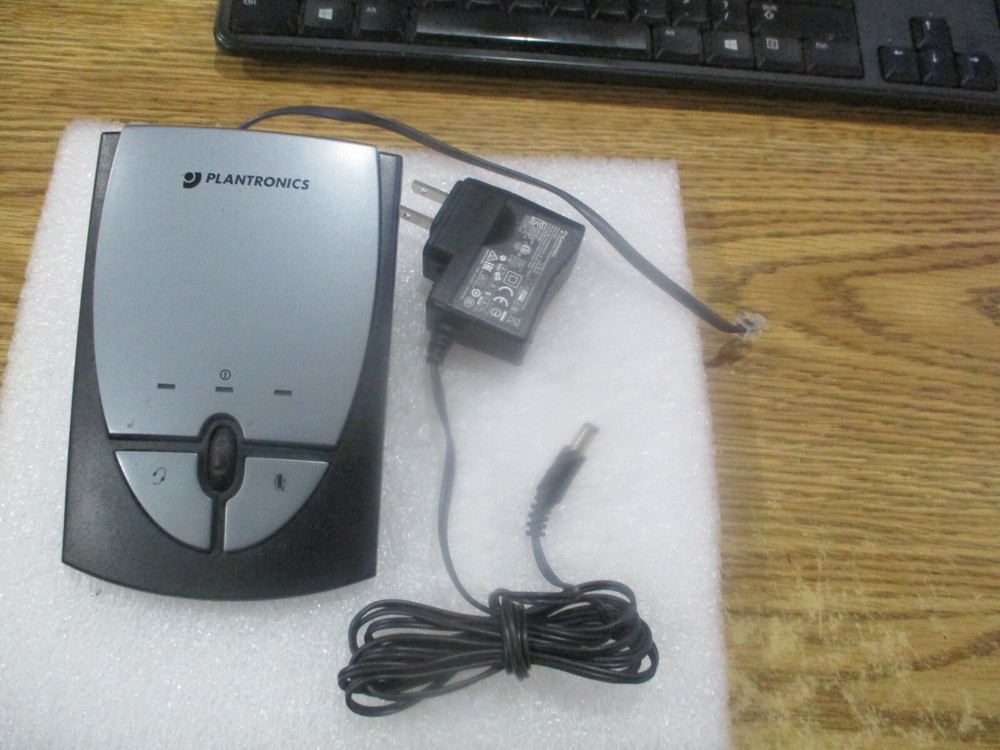 Plantronics Model: S12 Telephone Headset System ( no Ear Piece) w/ AC Adapter