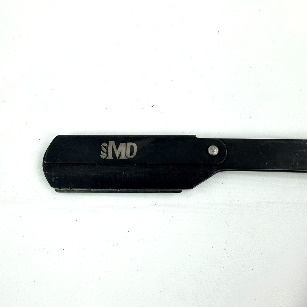 MD Black Dragon Razor Plastic Handle Straight Blade Shaving Razor
