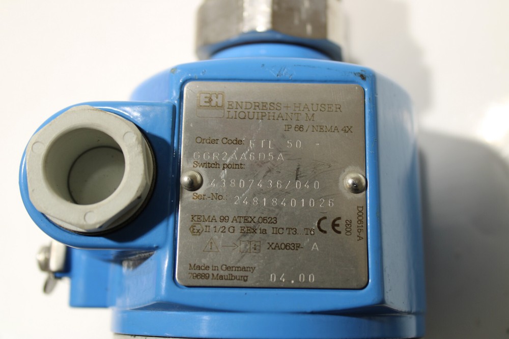 Endress+Hauser FTL50-GGR2AA6D5A Liquiphant M Level Switch