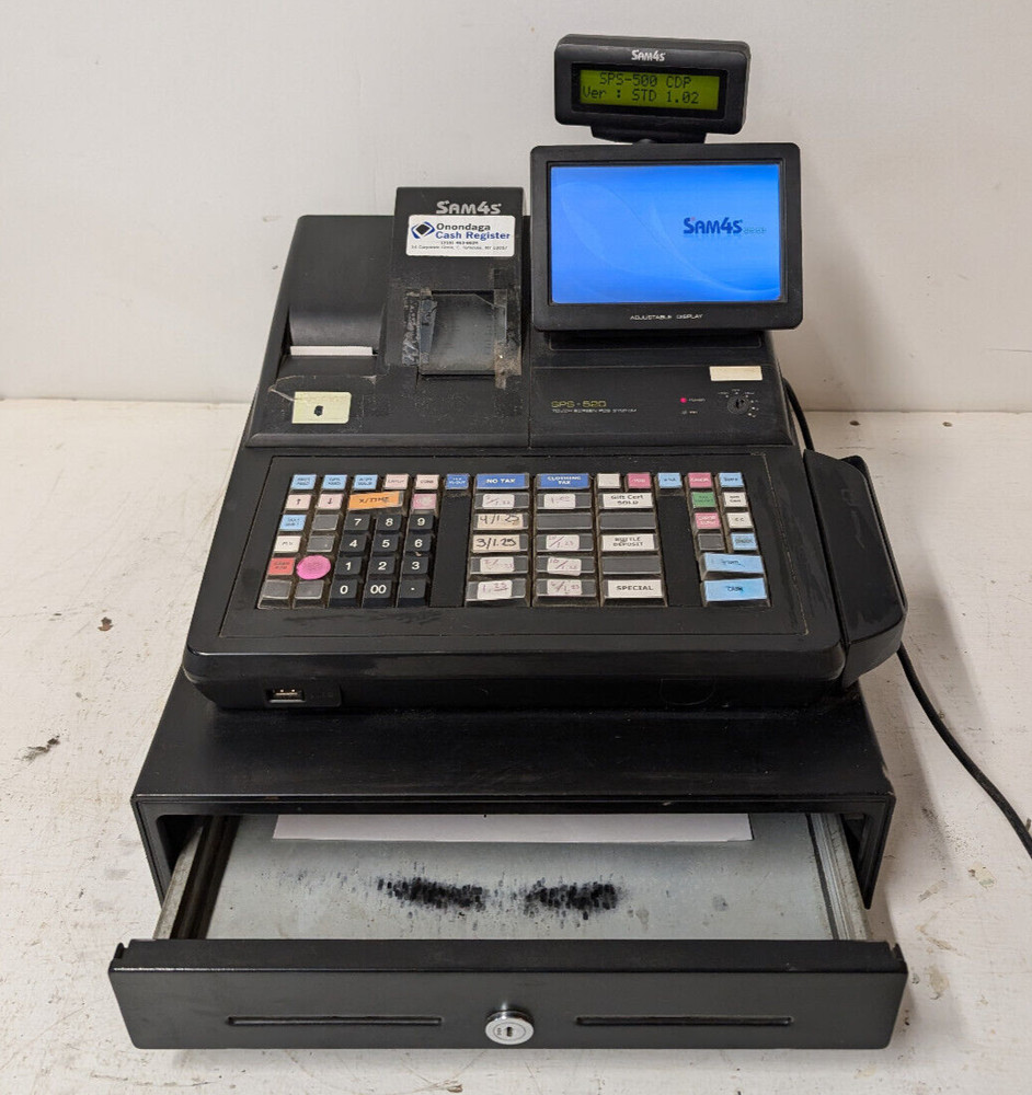 Sam4S SPS-520RT Register System, Cash Register, No Keys