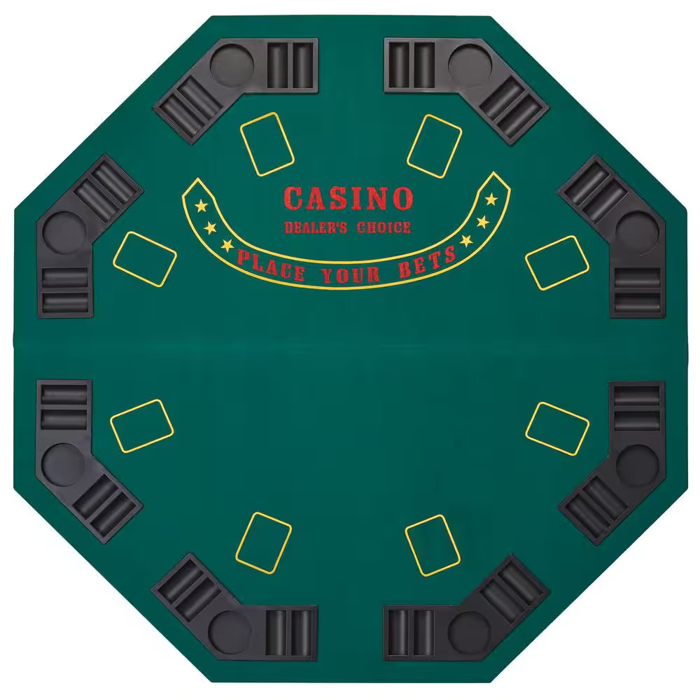 51 In. Poker and Blackjack Table Conversion Top