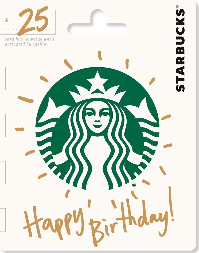 Starbucks Physical Gift Card