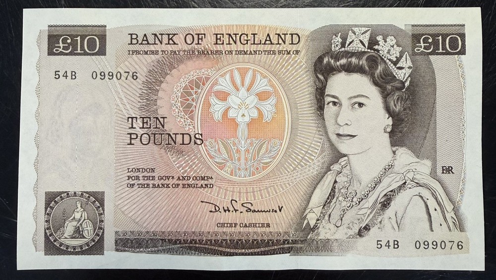 Old Ten £10 Pound Note Uncirculated