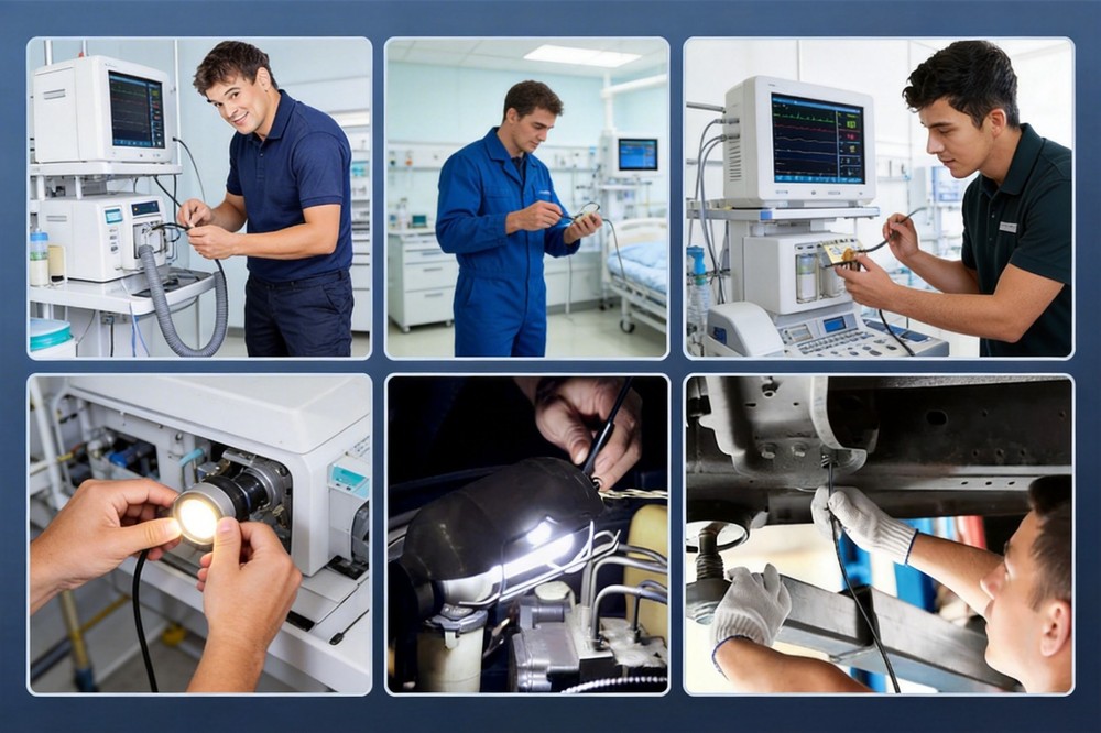 1920P Endoscope Camera 8mm for iPhone Android Type-C Borescope LED IP67