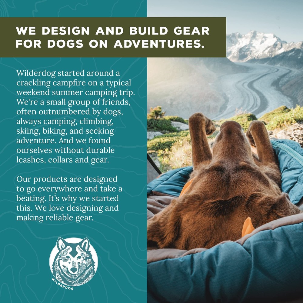 Wilderdog Dog Harness Teal MD