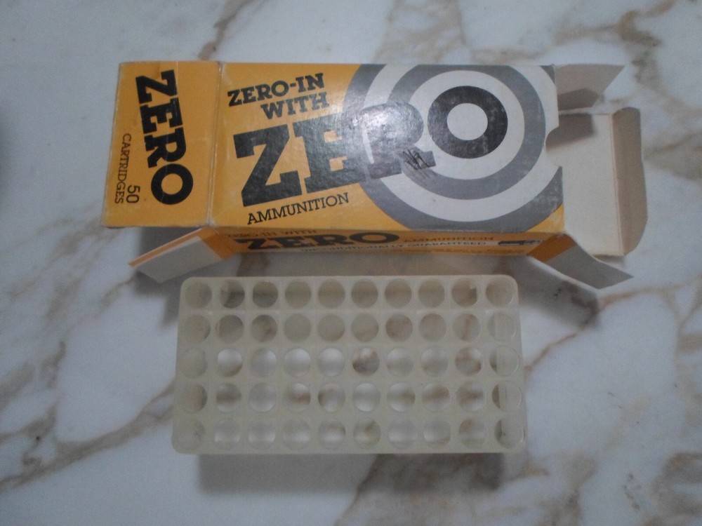Vintage Zero 38 Special 125 Grain JSP + P Empty Ammo Box