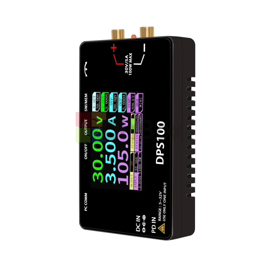 DPS100 100W Portable 30V5A Power Supply CNC DC Adjustable Programmable Regulator