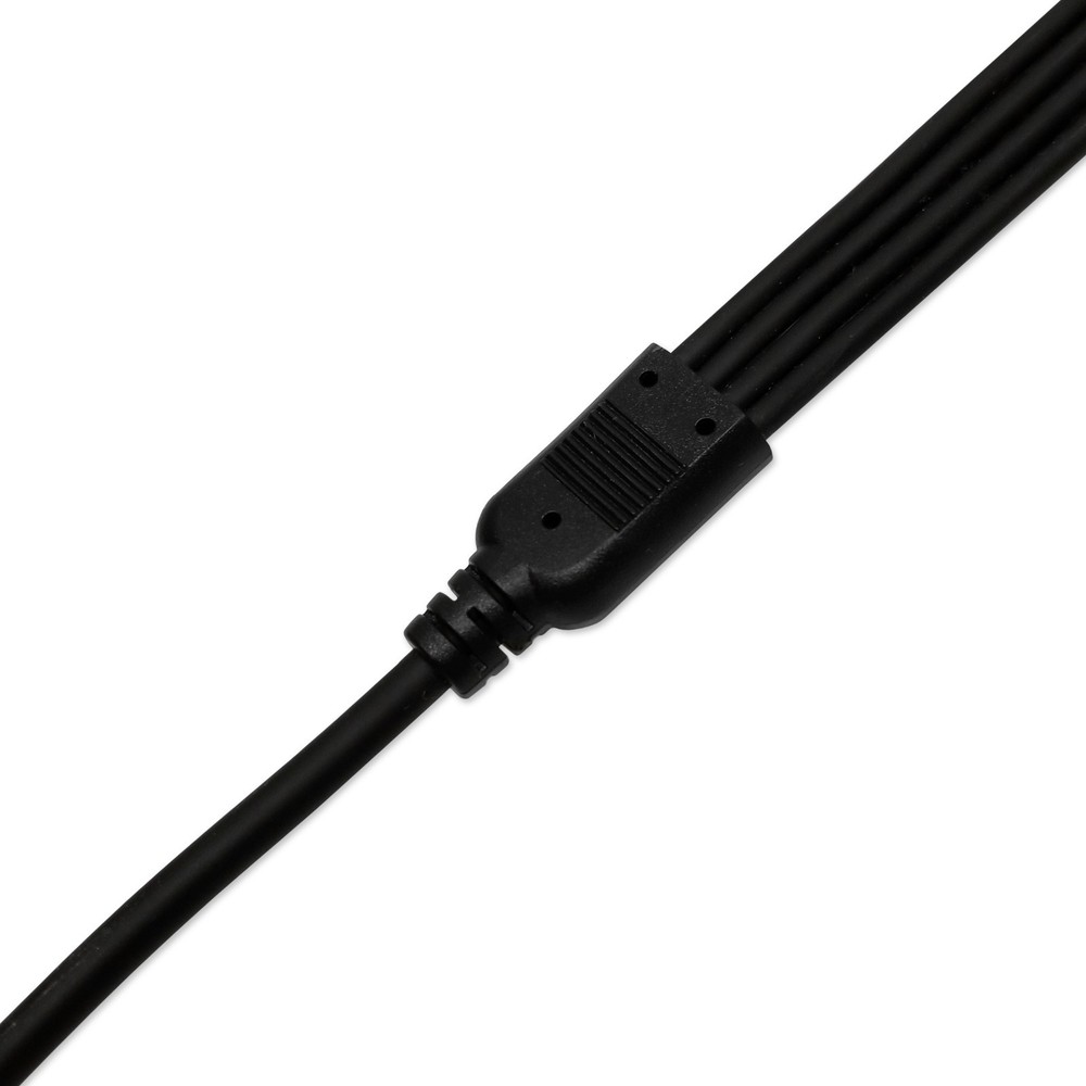 4 Pack - 4 Way Channel DC Power Splitter Adapter Cable for CCTV Security Camera