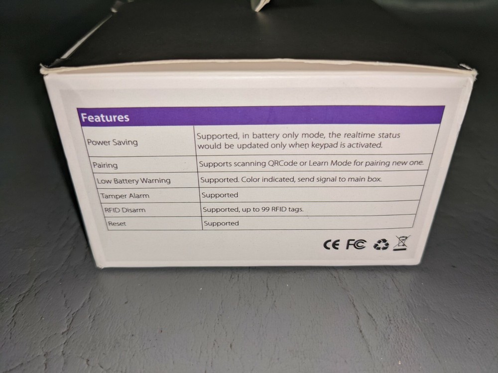 NEW! Unbranded Wireless RFID Keypad W/ Remote & RFID Tag (O7)