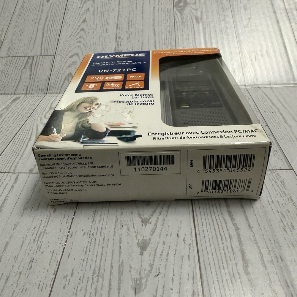 Olympus VN-721 Digital Voice Recorder - Data Saving Recording Device