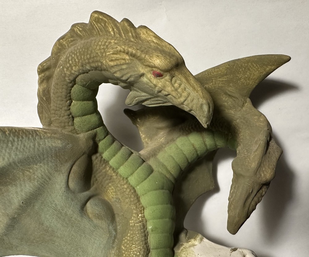 TWO HEADED DRAGON CERAMIC BISQUE DOC HOLLIDAY MOLD 1999