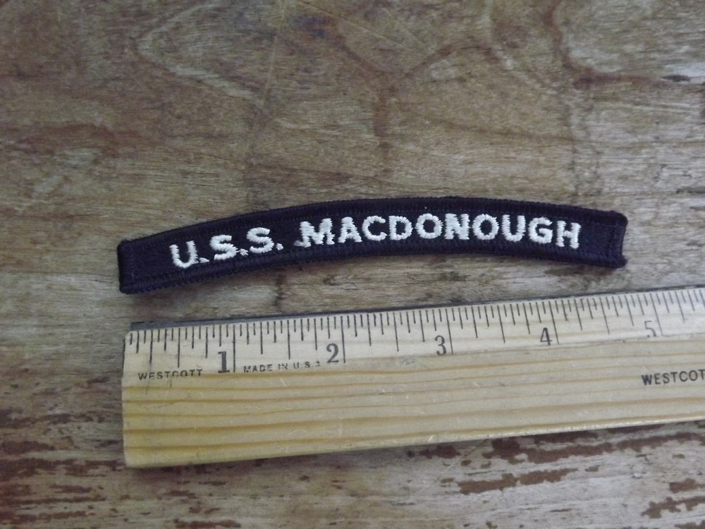 Navy U.S.S. MACDONOUGH Tab - INV# C1544