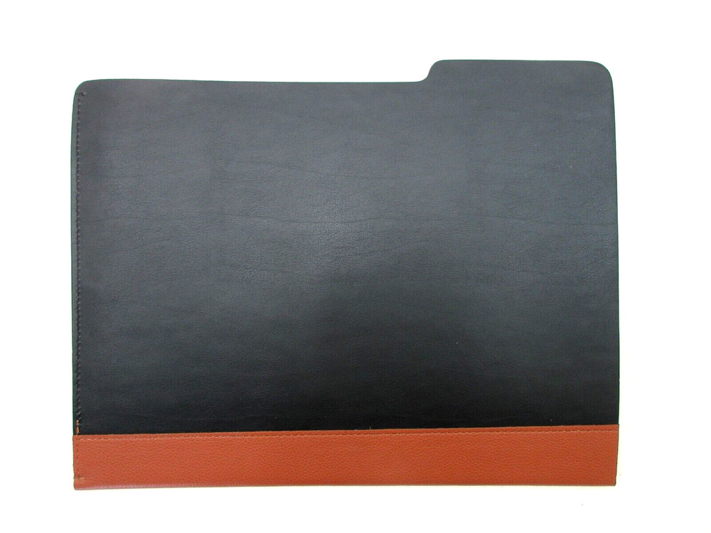 File Folder Leather by Graphic Image Made in America Black w Saddle