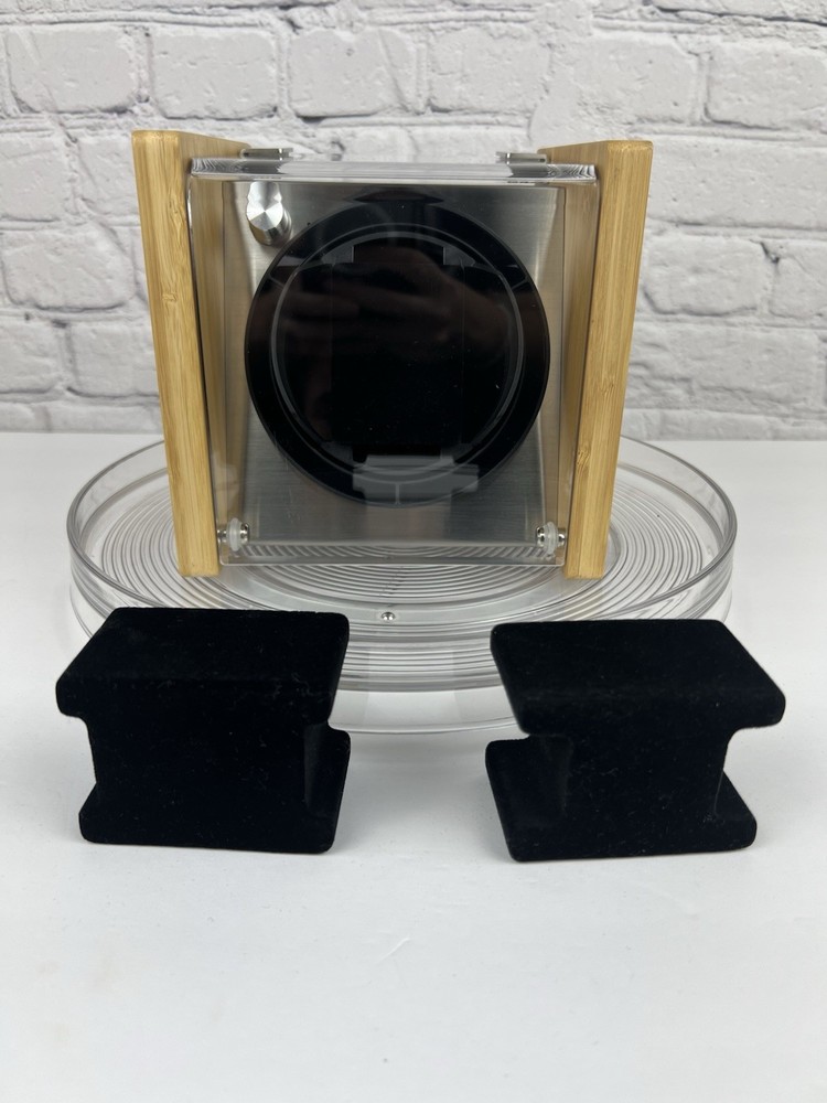 Watch Winder Smith Single Automatic Watch Winder Box Bamboo Tested Works