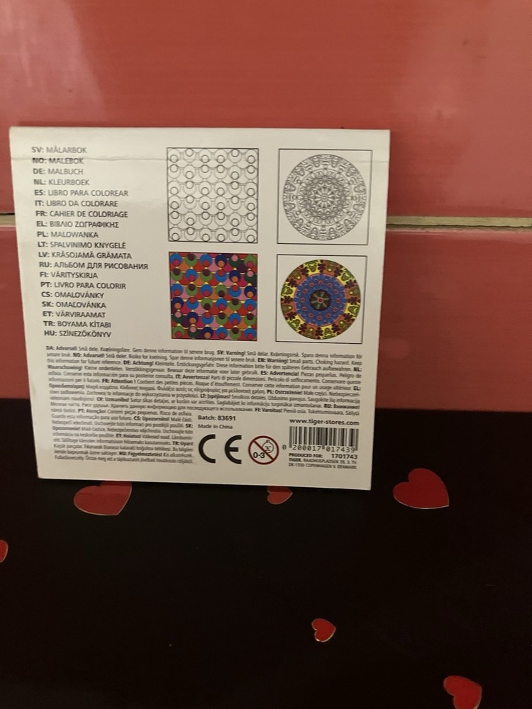 Mini Colouring Book from Tiger