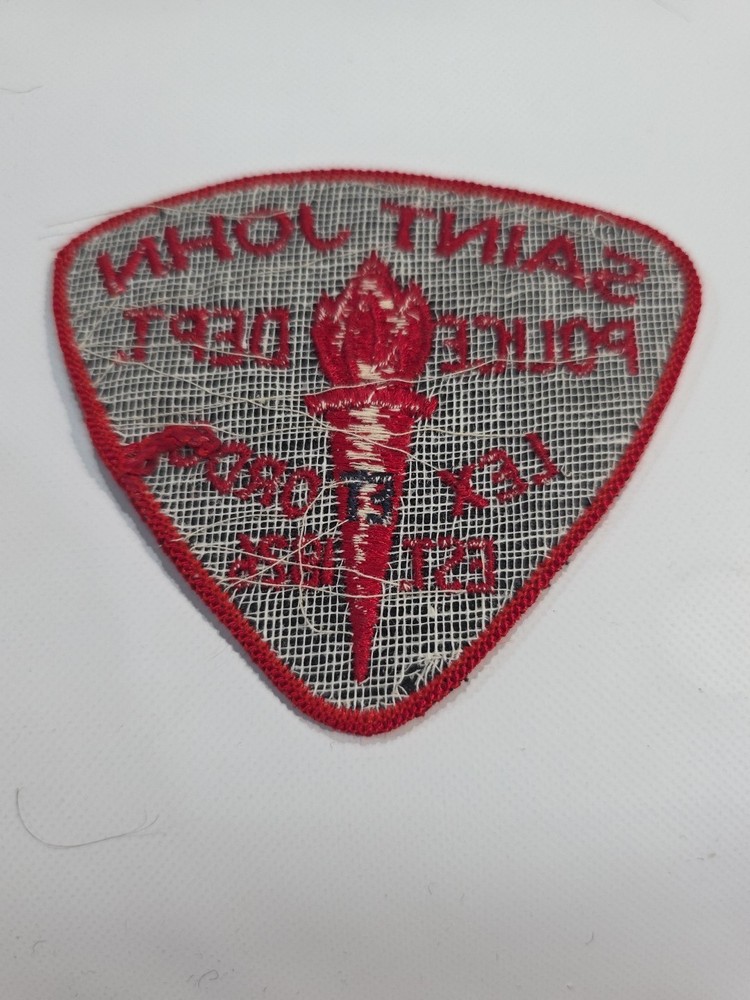 Saint John Police Canada Shoulder Patch Obsolete