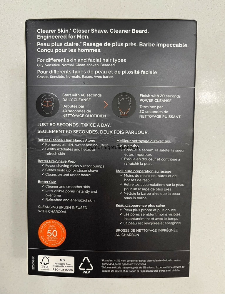 Clarisonic Mia Men Sonic Cleansing Face Brush
