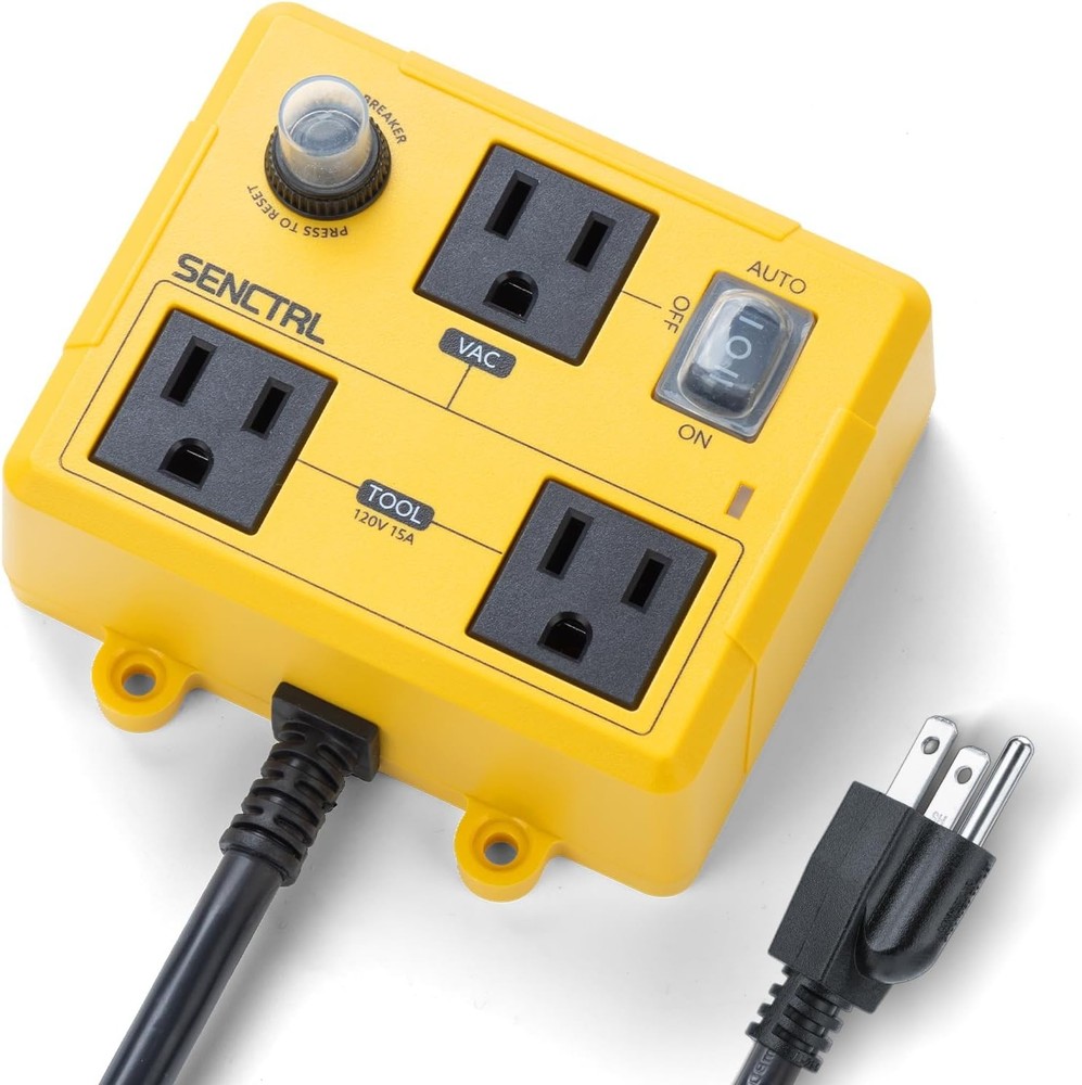 Automatic Vacuum Switch for Power Tools to Turn Dust Collector