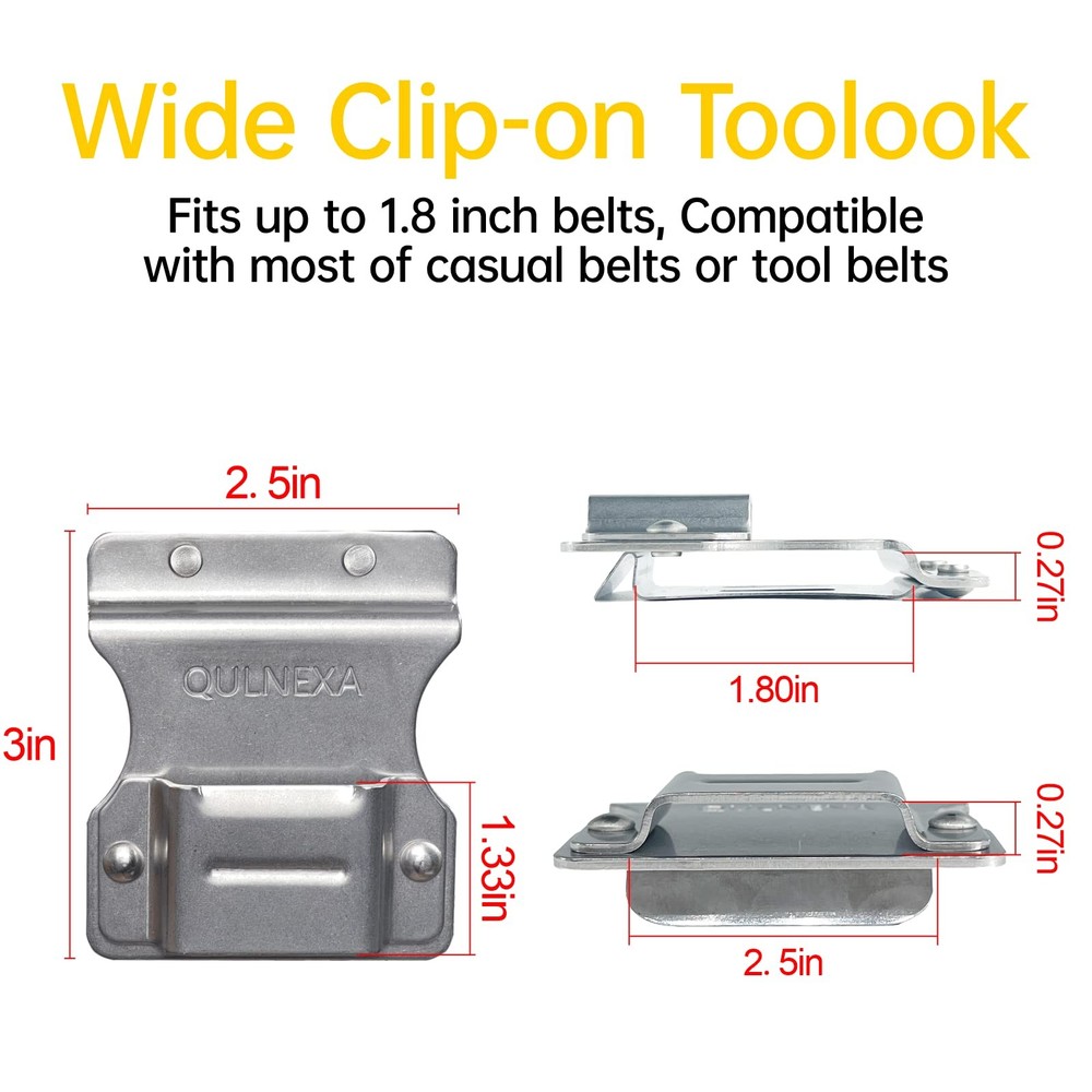 Clip On Tool Belt Drill Holder, Holder