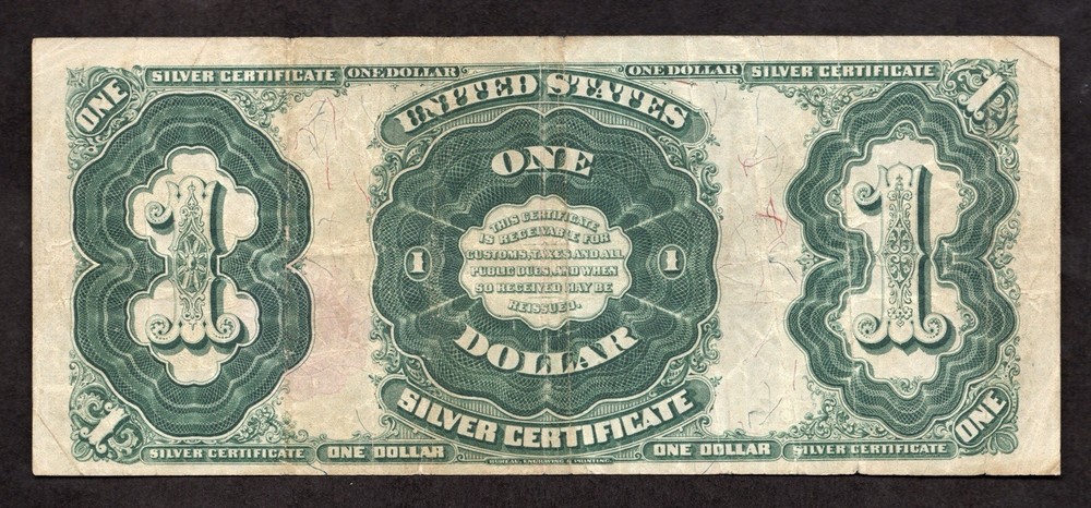 1891 $1 Silver Certificate Fr. 222 - VF