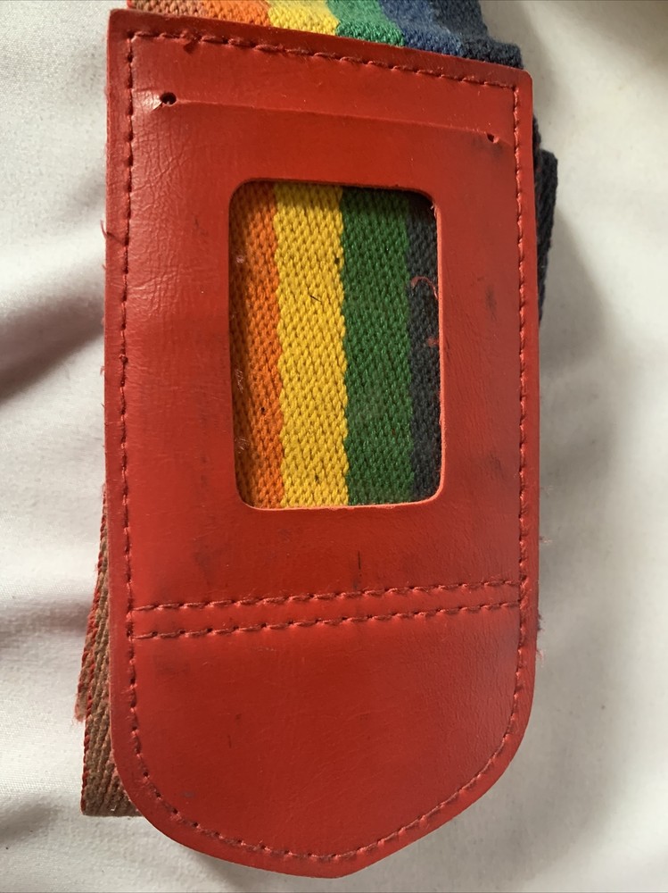 Vintage Rainbow Luggage 72” Strap