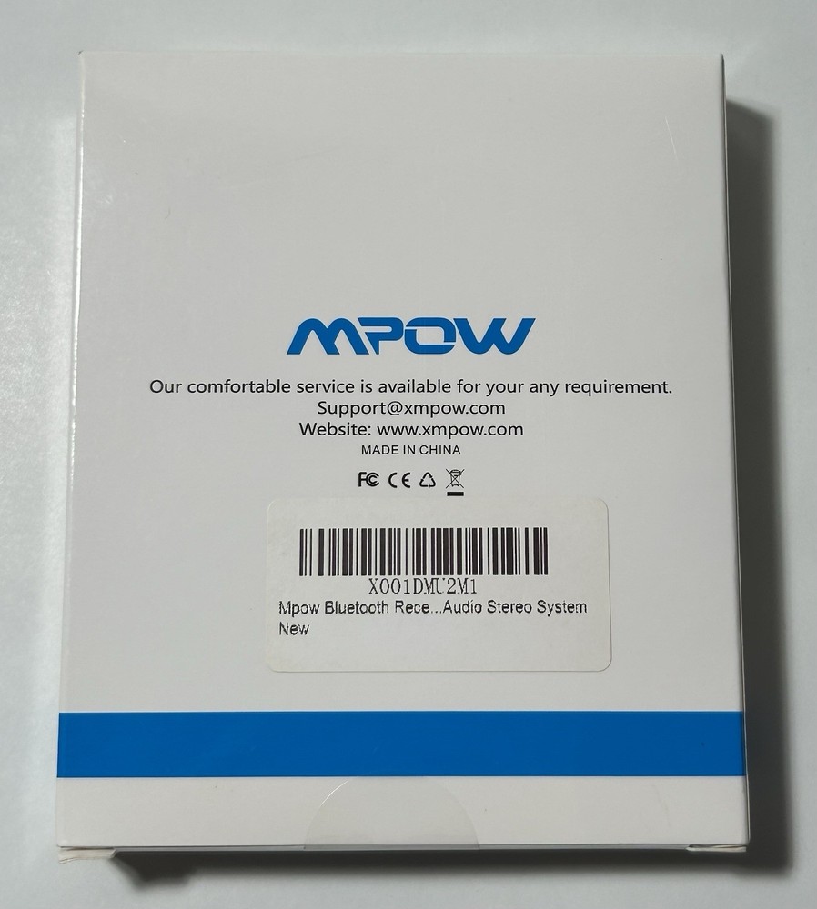 MPOW STREAMBOT MINI Bluetooth Music Receiver Model: MPBH044AB