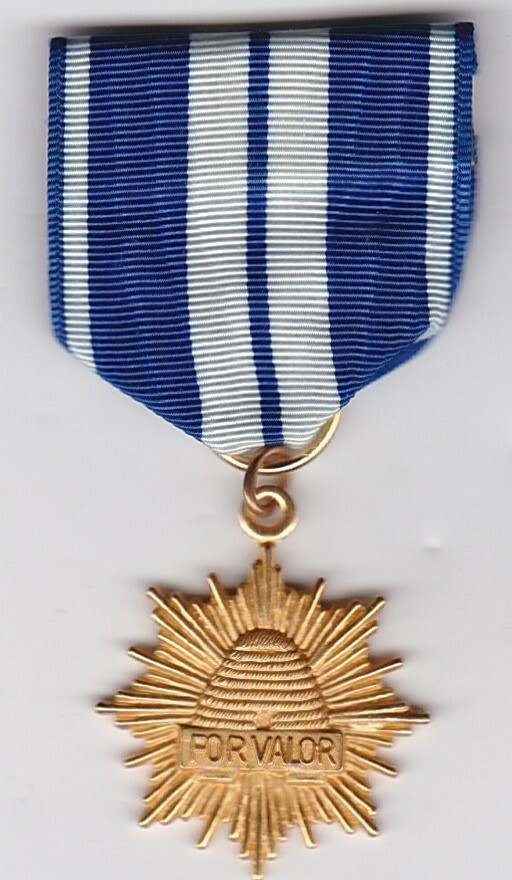 Original Utah State National Guard Valor Medal