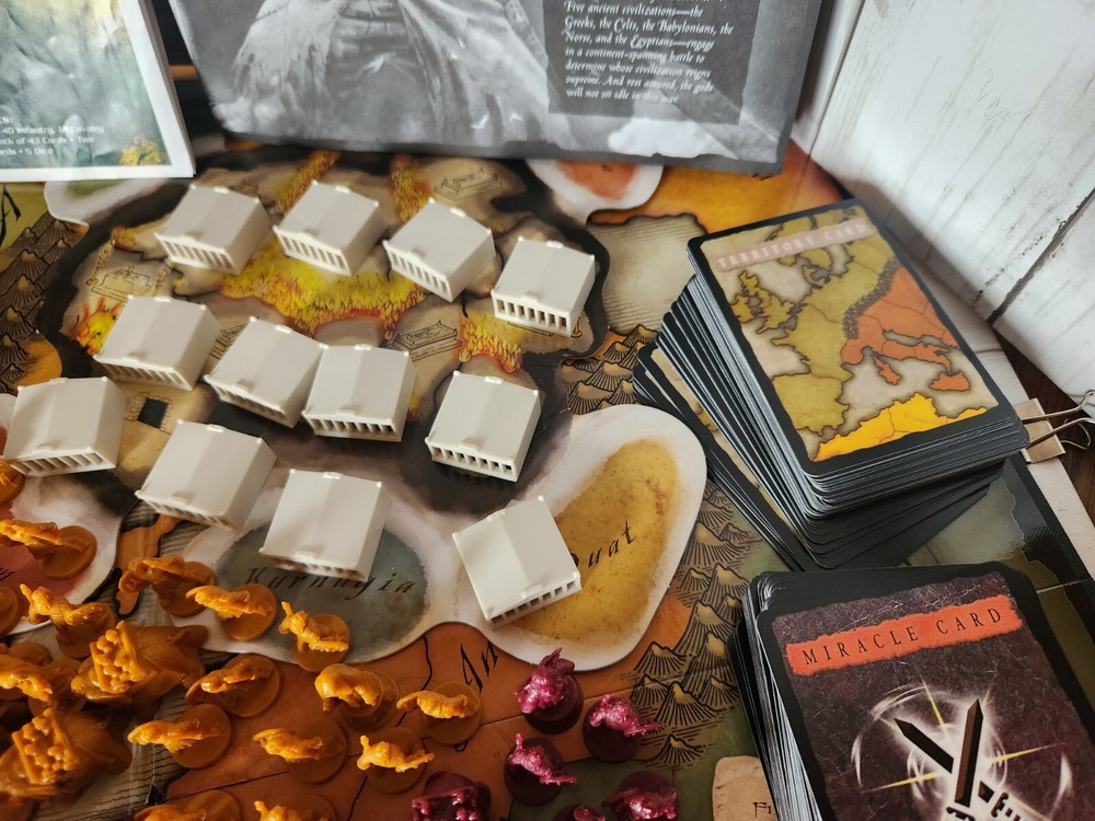 Risk Godstorm REPLACEMENT Game Pieces Cards Pieces Dice READ