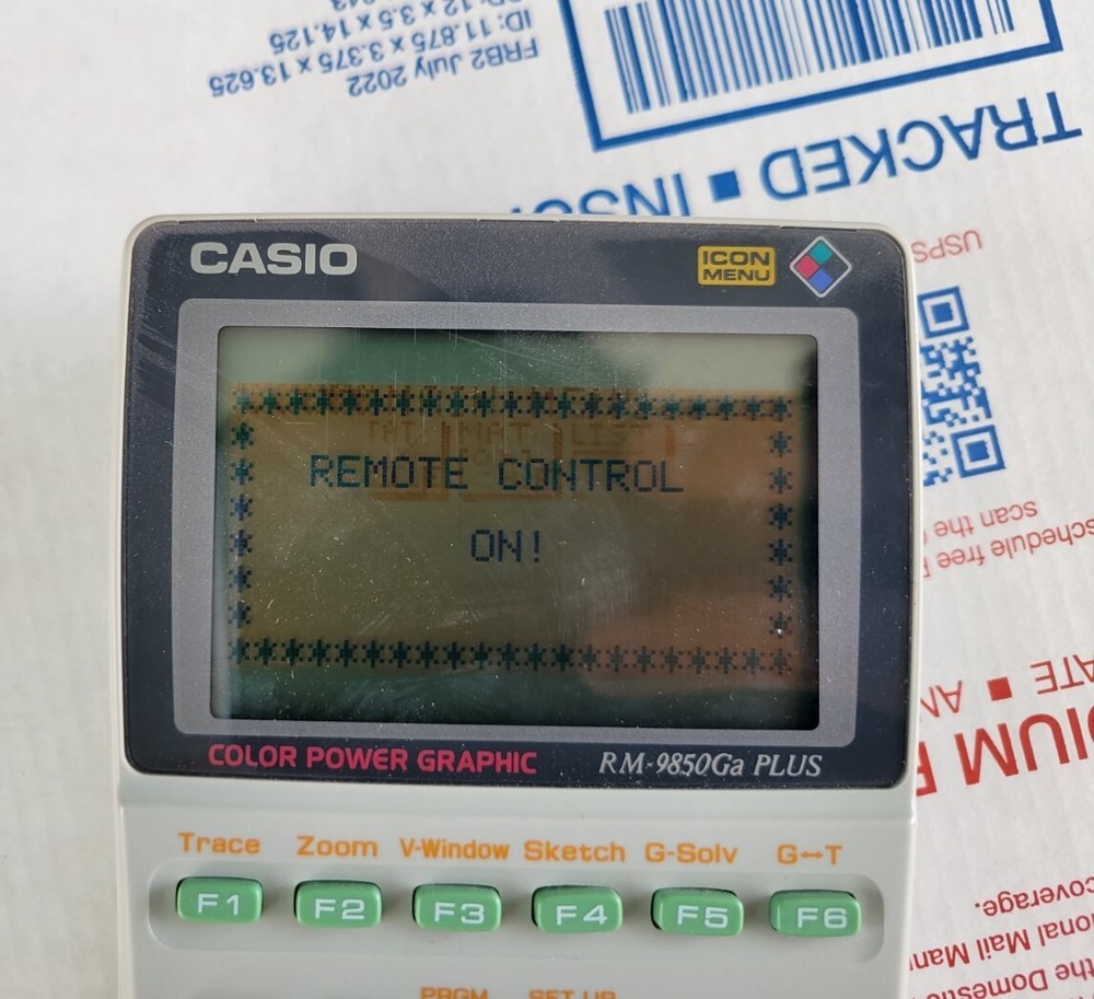 RARE Casio RM-9850Ga Plus ICON with Remote Function