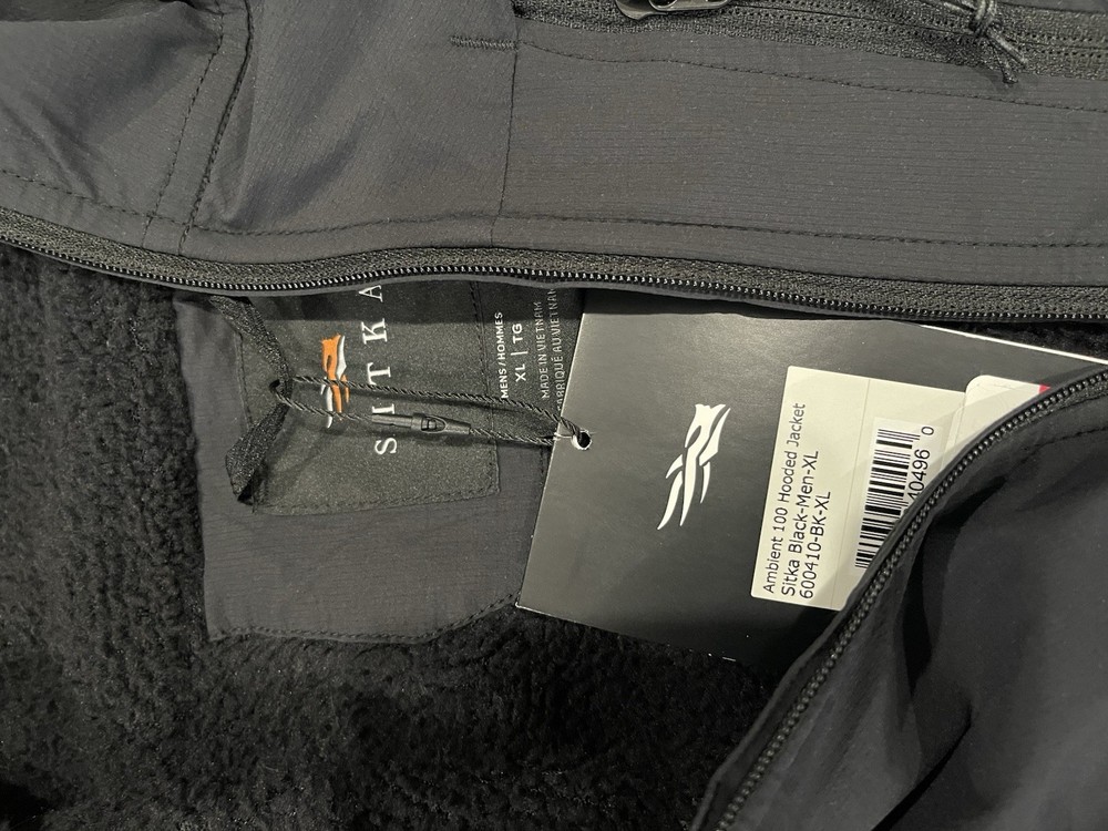 Sitka Ambient Jacket 100 NEW W Tags Size XL