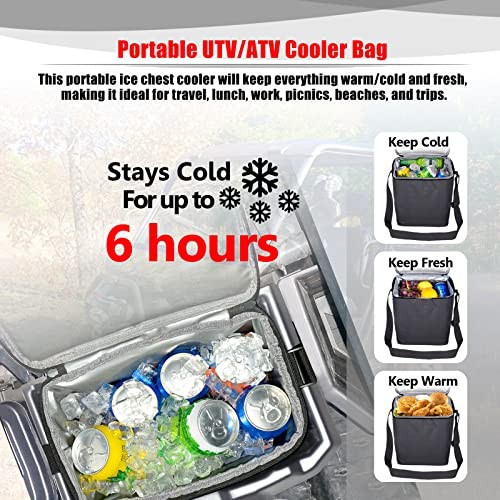Defender Center Cooler Underseat Storage Box Bin Universal UTV Removable