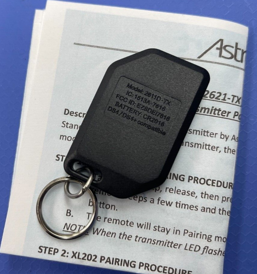 NEW AstroStart 2611D-TX 1-Way DS4 Replacement Remote Fob Control Transmitter
