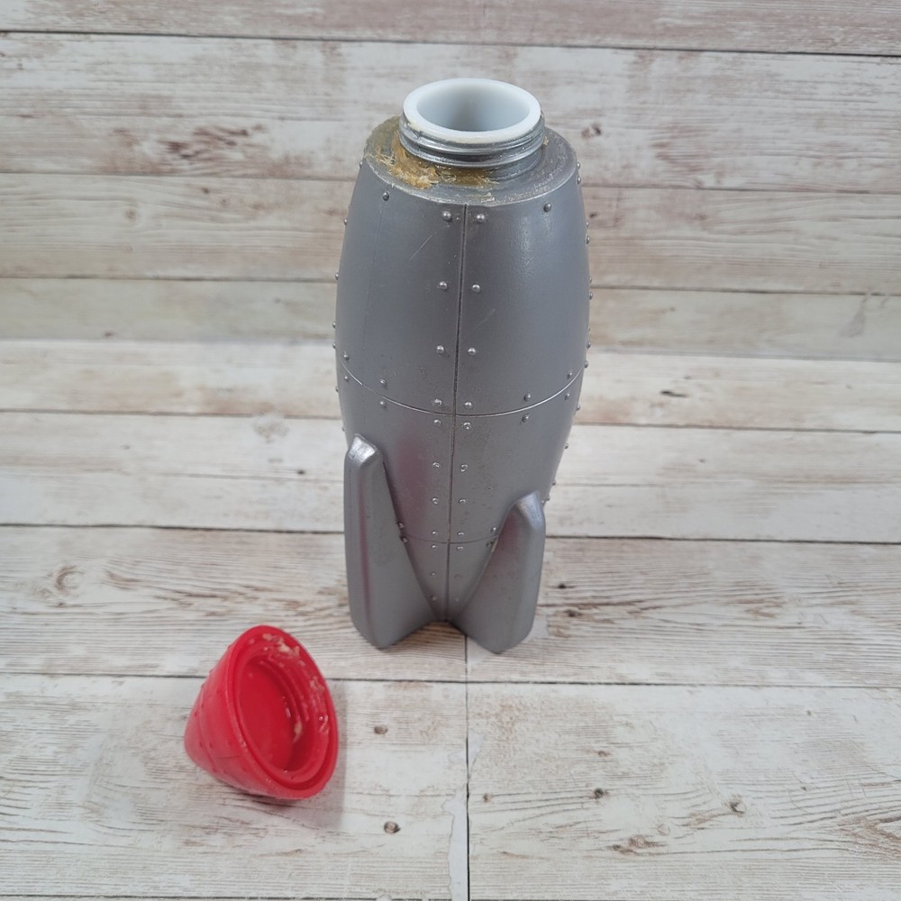 Vintage Rocket Space Ship Bubble Maker Bottle