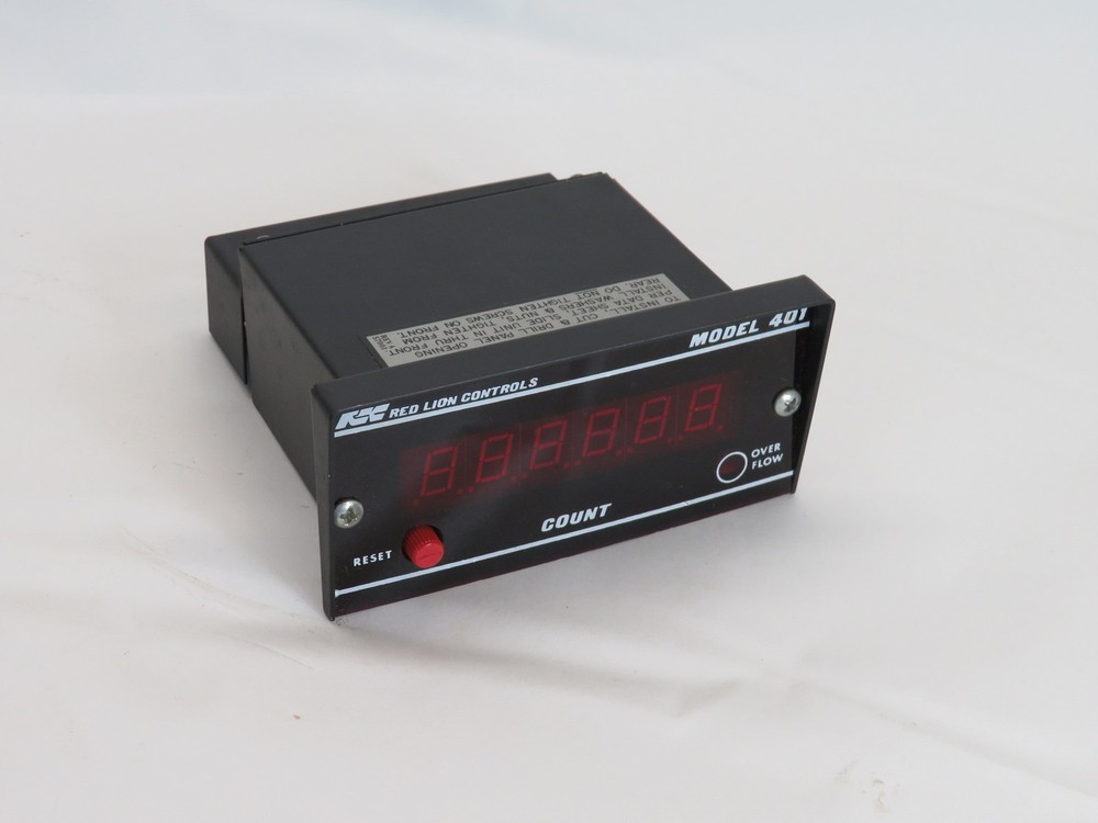Red Lion 401 6-Digit Digital Frequency Counter USED
