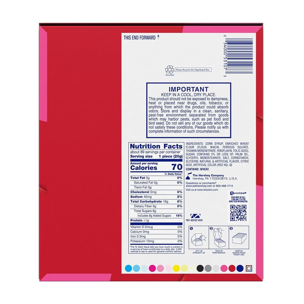 PULL 'N' PEEL Cherry Chewy Candy - Perfect for Sharing, 15 King Size Packs