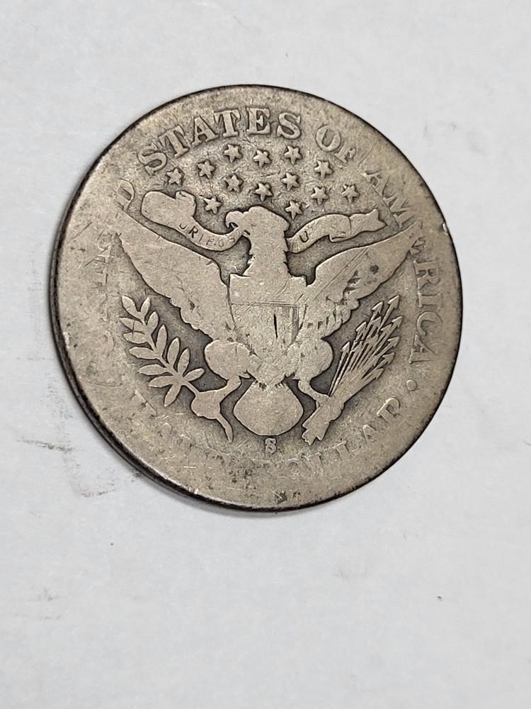 1900 S Barber Half Dollar