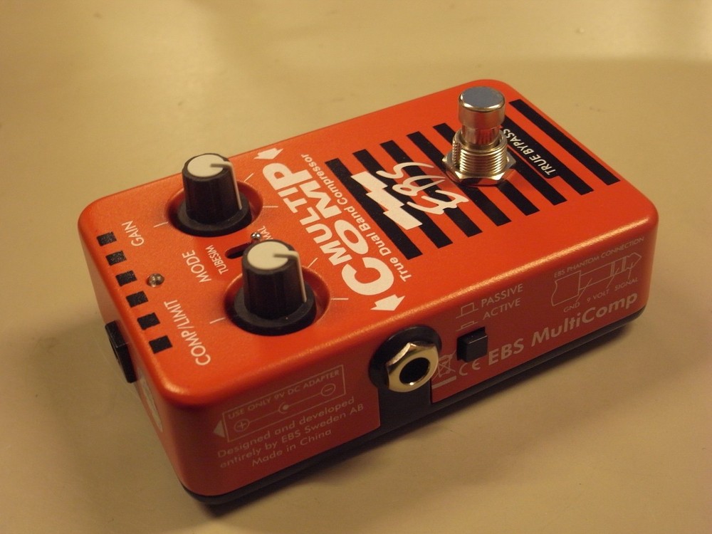 EBS Multi Comp Red Compressor Pedal 2-Knob Limited Edition Used