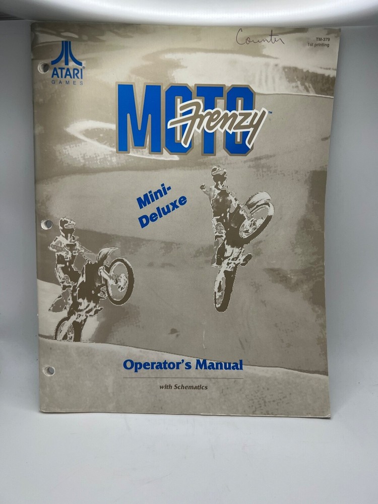 ATARI: Arcade game Manuals Collection from distributors library YOUR CHOICE