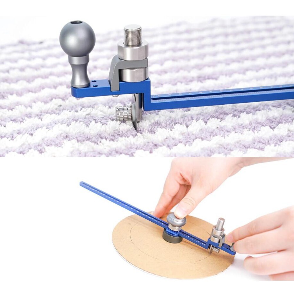 Circular Cutter Handle Rolling Cutter W/ Safety Lock for Leather Crafting Sewing